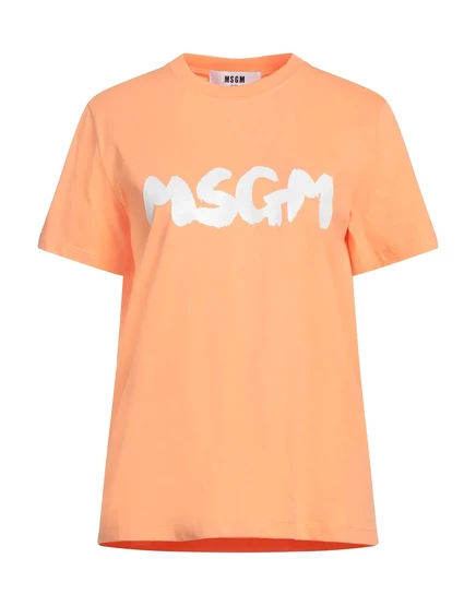 Женская футболка MSGM Wonderwoman, абрикосовая