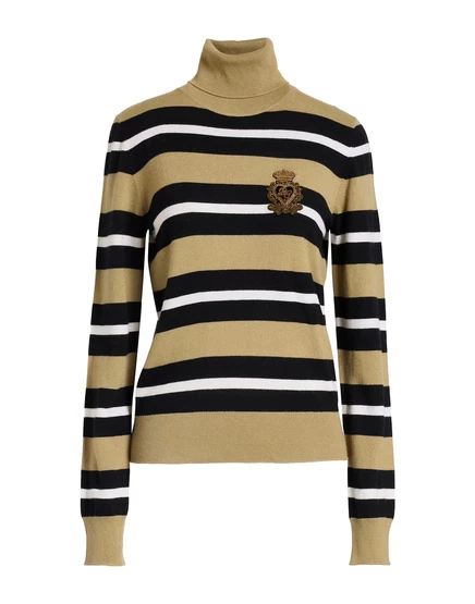 Женская водолазка Dolce & Gabbana из шерсти, хаки