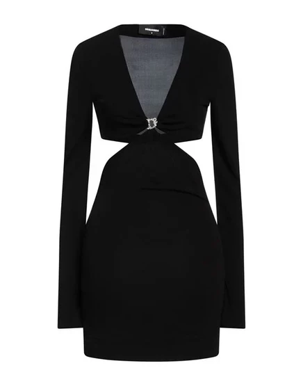 DSQUARED2 Короткое платье чёрный