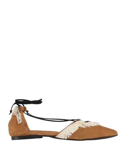 PASSION BLANCHE Ballet flats верблюжий