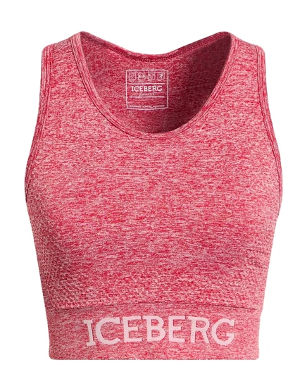 Женский спортивный топ Iceberg WONDERWOMAN, кирпичный