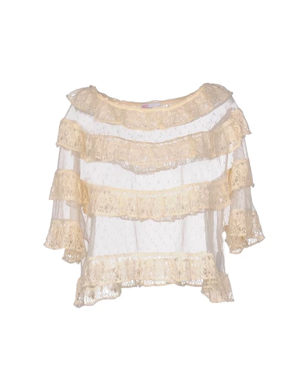 Женский топ RedValentino, цвета слоновой кости