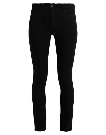 Женские джинсы Emporio Armani, скинни, чёрные