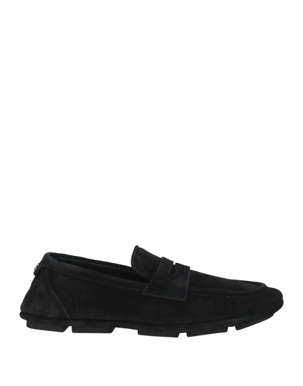 Мужские мокасины Dolce & Gabbana замшевые, черные