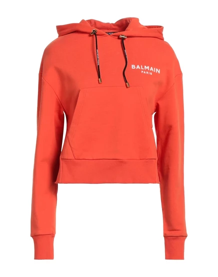 Женское худи Balmain, оранжевое