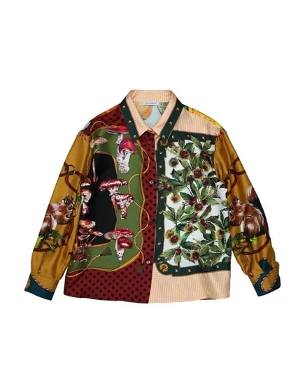 DOLCE&GABBANA Pубашка охра