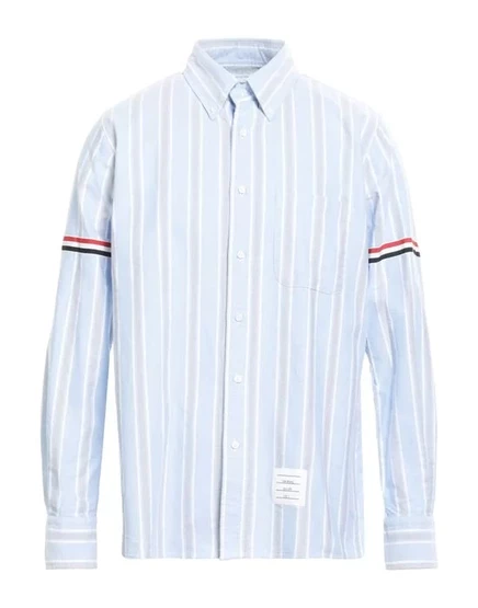 THOM BROWNE Pубашка небесно-голубой