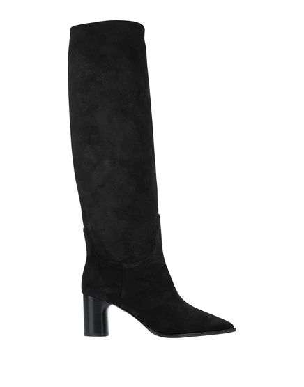Женские сапоги Casadei Lorenz_SP замшевые, черные