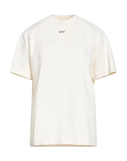 OFF-WHITE™ Футболка светло-кремовый