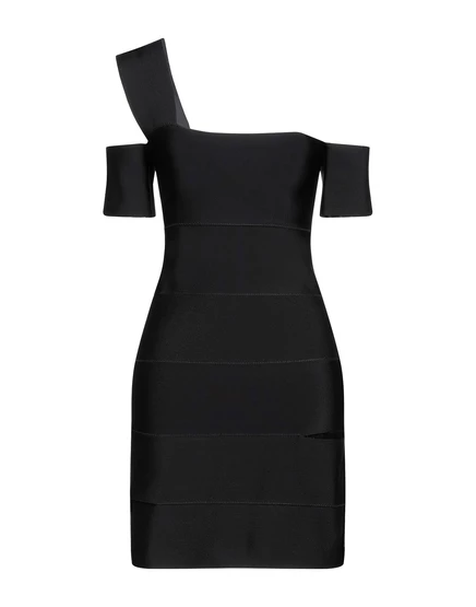 Женское мини-платье McQueen Jadr, черное