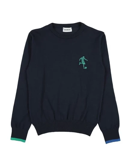 BIKKEMBERGS Свитер иссиня-чёрный