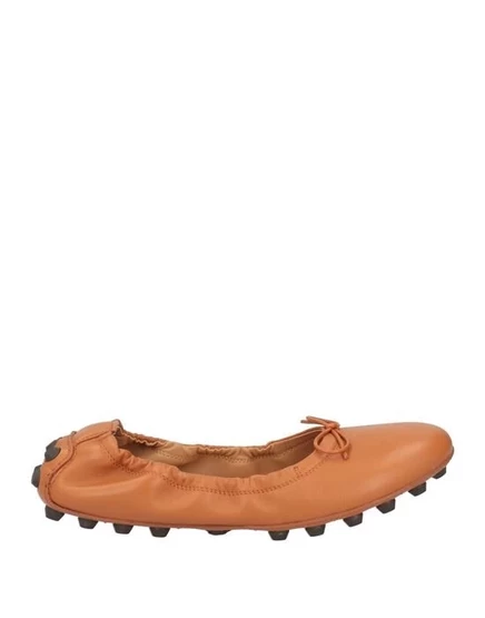 Женские балетки Tod's, жёлто-коричневые