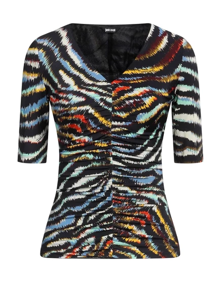 Женский топ Just Cavalli Wonderwoman, черный