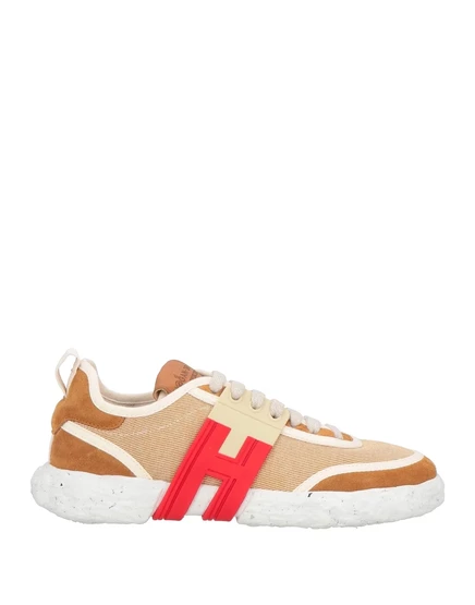 Женские кеды Hogan WONDERWOMAN, замша, жёлто-коричневые
