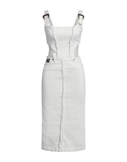 VERSACE JEANS COUTURE Платье миди белый