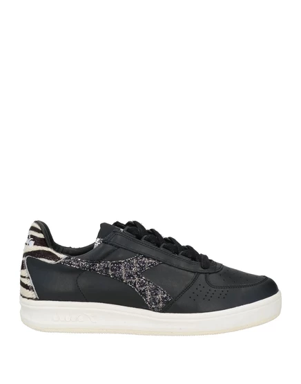 Женские кроссовки Diadora Heritage JADR, кожаные, черные
