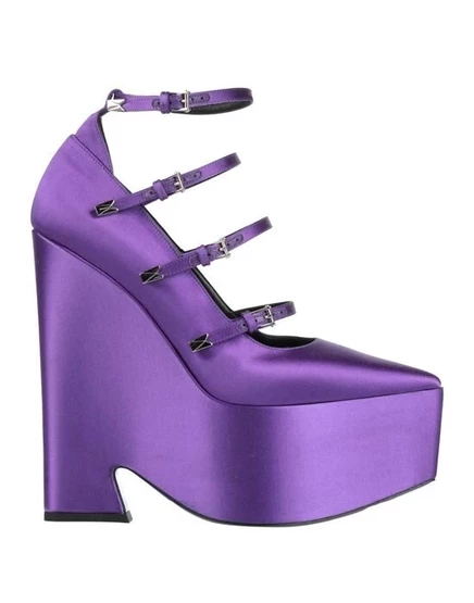 VERSACE Туфли фиолетовый
