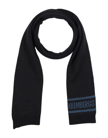 BIKKEMBERGS Шарф иссиня-чёрный