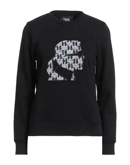 Женский свитшот Karl Lagerfeld AGATA, чёрный
