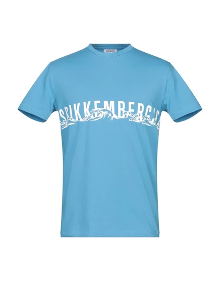 BIKKEMBERGS Футболка небесно-голубой