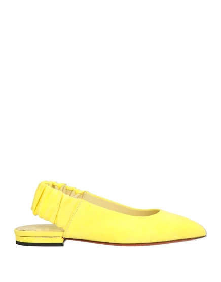 Женские балетки Santoni WONDERWOMAN, желтые