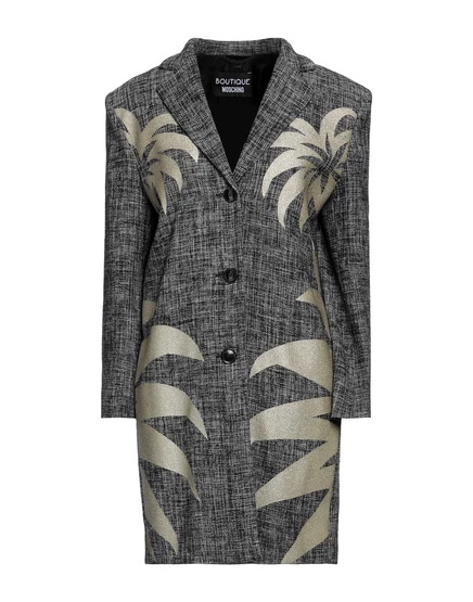 Женское пальто Boutique Moschino PAPERMAG, черное