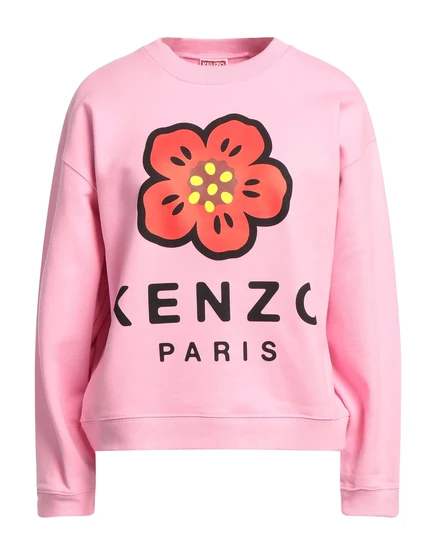 Женский свитшот Kenzo с принтом, розовый