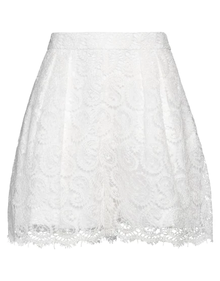 Женские кружевные шорты Giambattista Valli, белые
