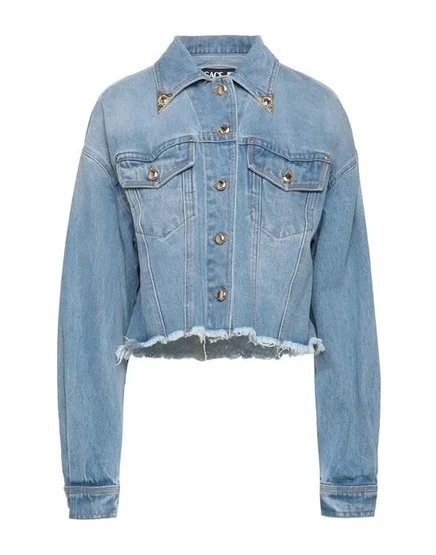 Женская джинсовая куртка Versace Jeans Couture, синяя