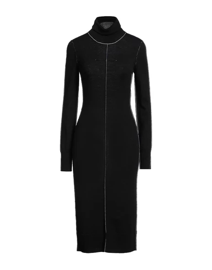 Женское миди-платье MM6 Maison Margiela, чёрное
