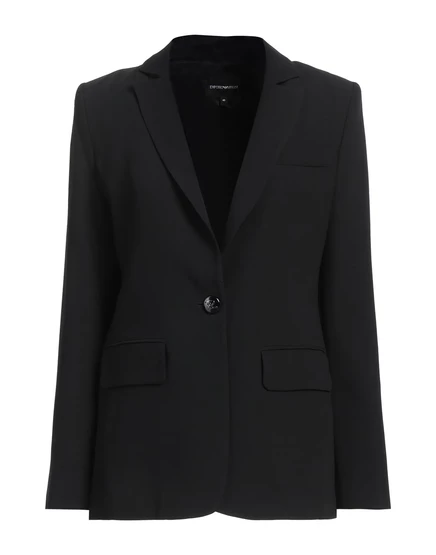 Женский однобортный пиджак Emporio Armani, черный