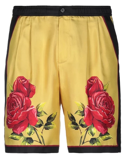 Мужские шорты Dolce & Gabbana Lorenz_SP, охра