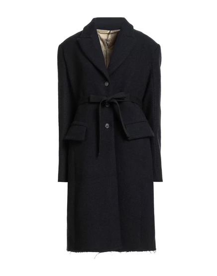Женское пальто Masnada Coats с поясом, черное