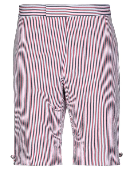 Мужские шорты Thom Browne Wonderwoman в полоску, синие