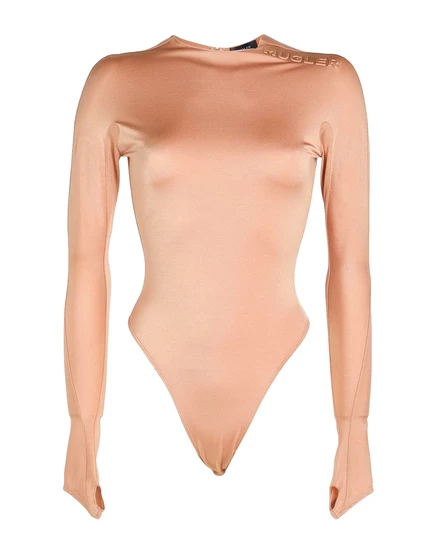 Женское боди Mugler комплект из 6 шт., пудровое