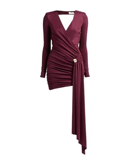 ELISABETTA FRANCHI Короткое платье бордовый