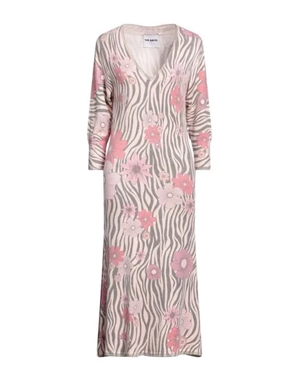 THE ABITO Milano Платье миди светло-розовый