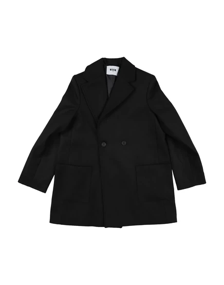 Женское пальто MSGM Junior, чёрное