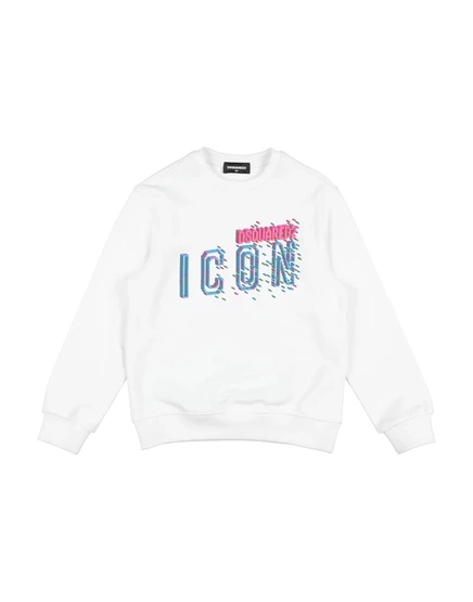 Детский свитшот Dsquared2 Junior, белый