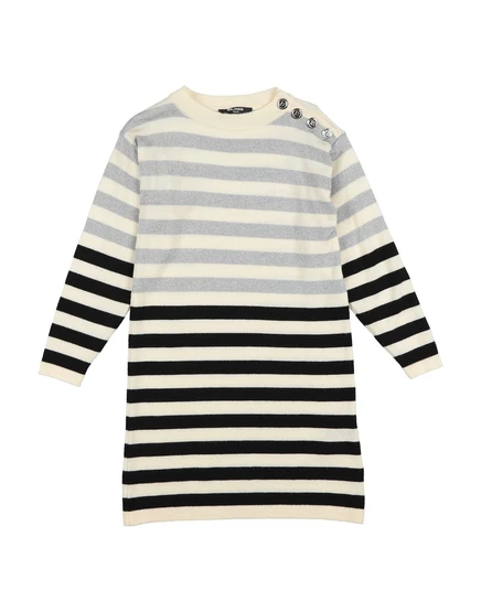 Платье для девочек balmain kids, светло-кремовое