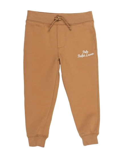 Детские брюки Polo Ralph Lauren с кулиской, верблюжие