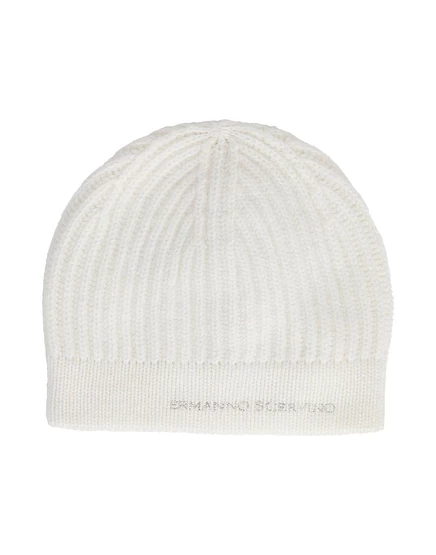 Берет для детей Ermanno Scervino Junior, гипсово-белый
