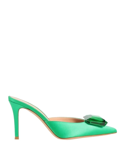 Женские мюли Gianvito Rossi, зеленые
