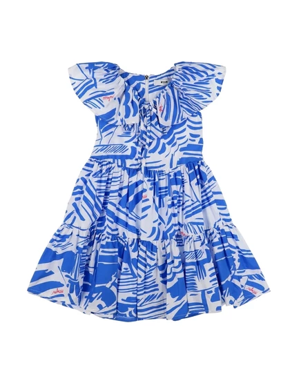 Платье для девочек MSGM JUNIOR, синее