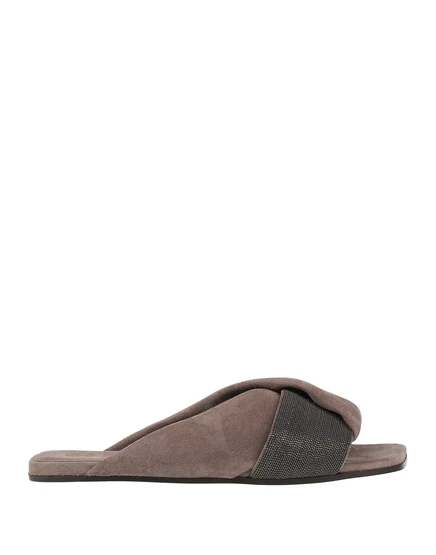 Женские сандалии Brunello Cucinelli Papermag, свинцовые