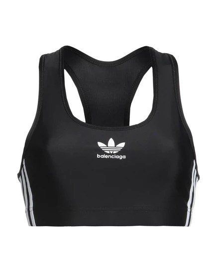 Женский топ Balenciaga x Adidas Originals, черный