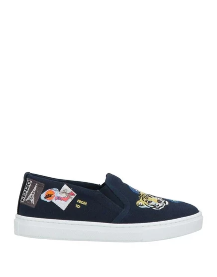 Детские кеды KENZO KIDS, иссиня-чёрные