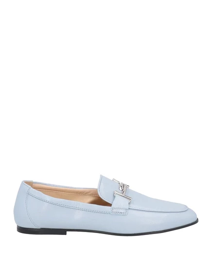 Женские мокасины Tod's Papermag, небесно-голубые