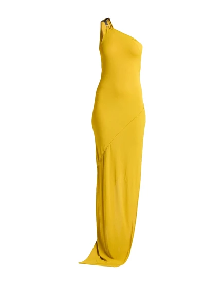 Женское платье Rick Owens Lilies Papermag, горчичное