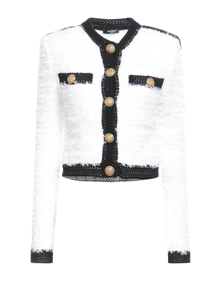 Женский жакет Balmain PAPERMAG, белый